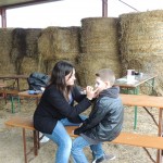 l'atelier maquillage a rencontré un franc succès aupres des petits